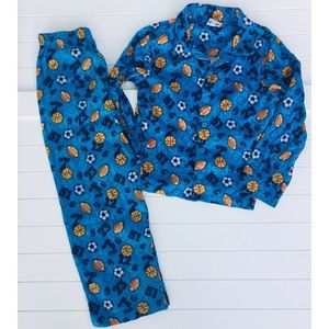 Boys Sports Pajamas, Size 8